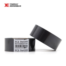 Print EXP date/Bacth number Black 25mm*120M black Code printer ribbon / hot coding foil for HP-241 coder